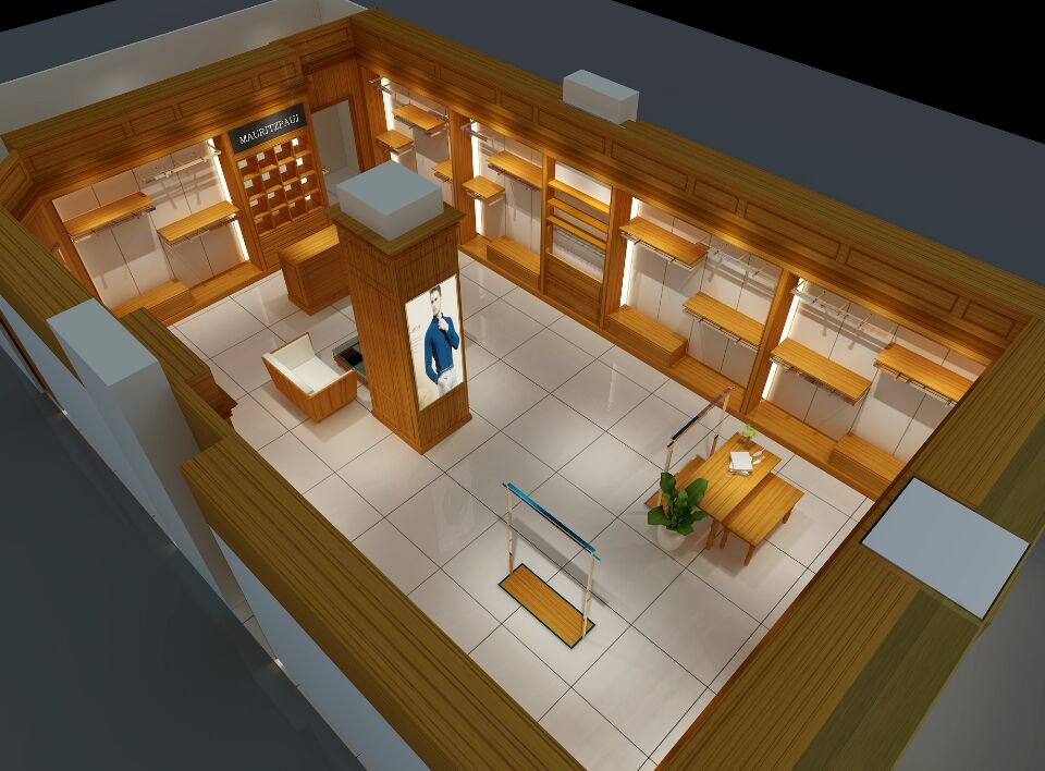 莫里斯保羅男裝展示柜設計(圖2)