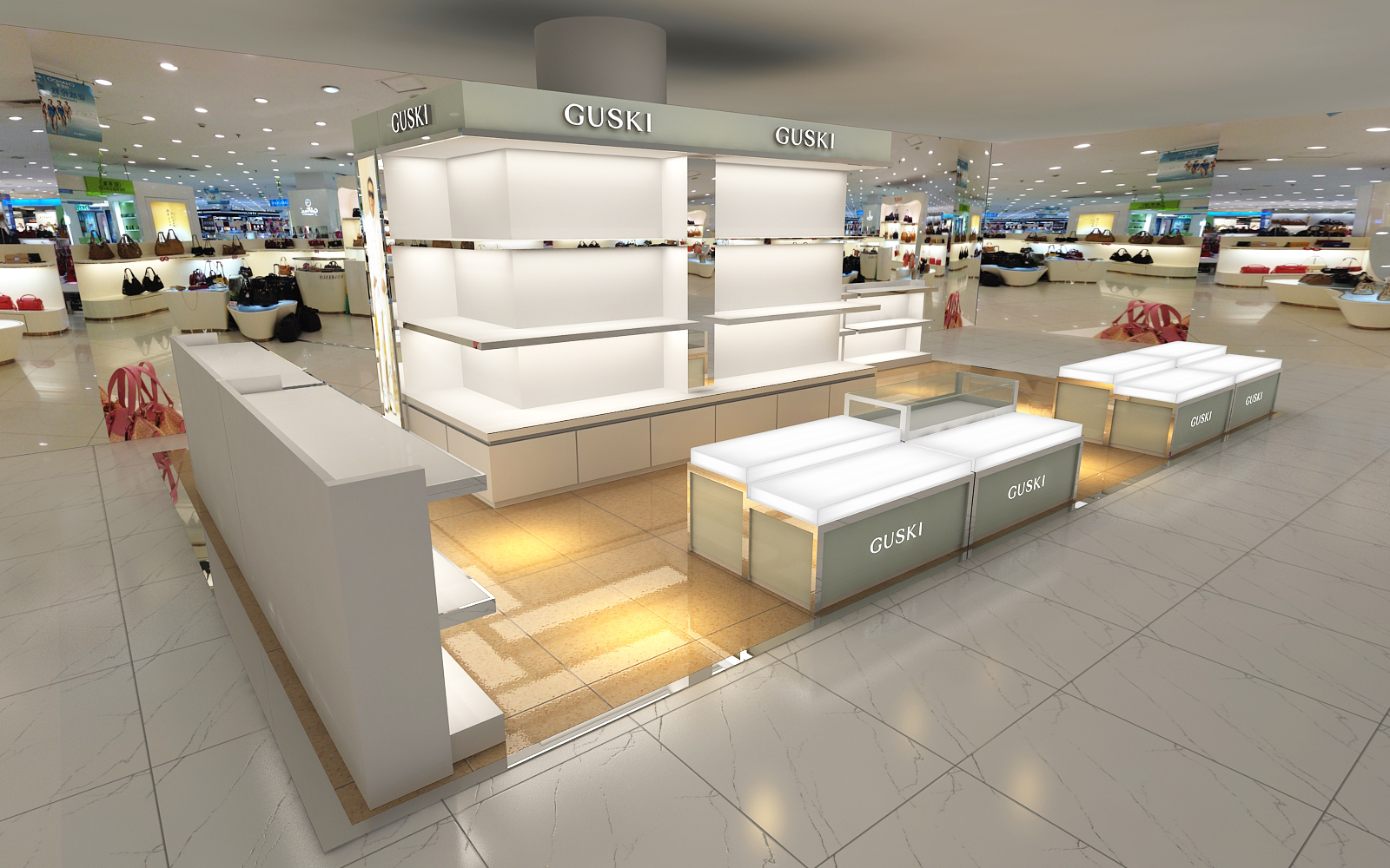 廣東古士旗服飾展柜方案(圖1) 廣東古士旗服飾展柜方案(圖1)