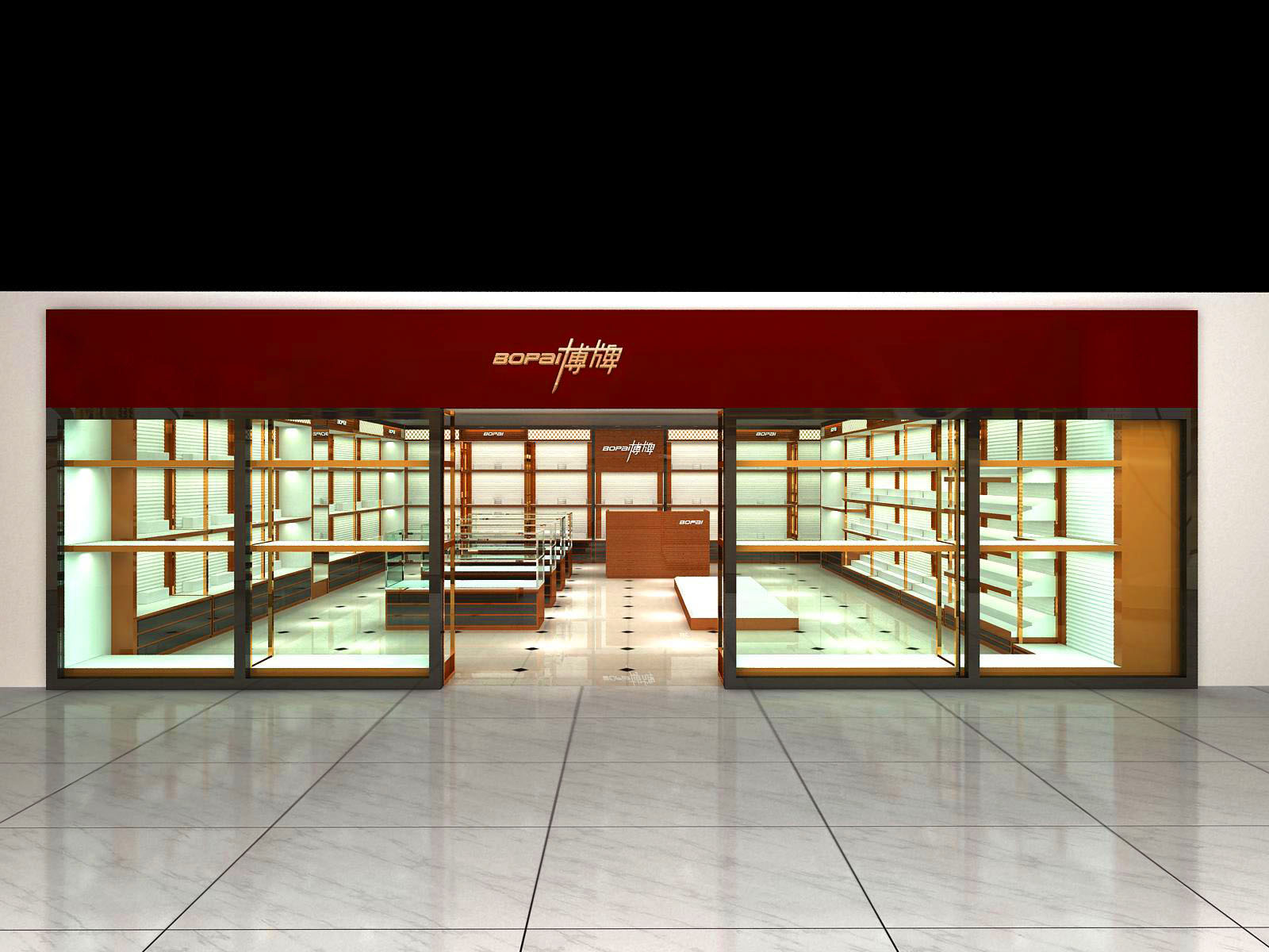 廣州博牌皮具展柜訂做(圖1) 廣州博牌皮具展柜訂做(圖1)