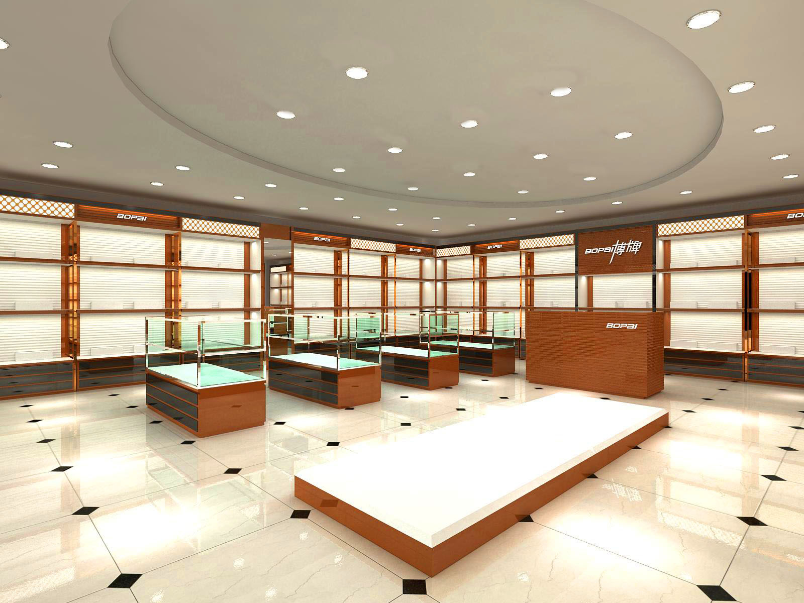 廣州博牌皮具展柜訂做(圖2) 廣州博牌皮具展柜訂做(圖2)