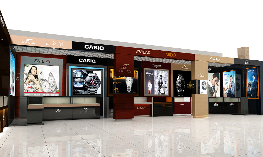 casio手表展柜設計方案(圖1) casio手表展柜設計方案(圖1)