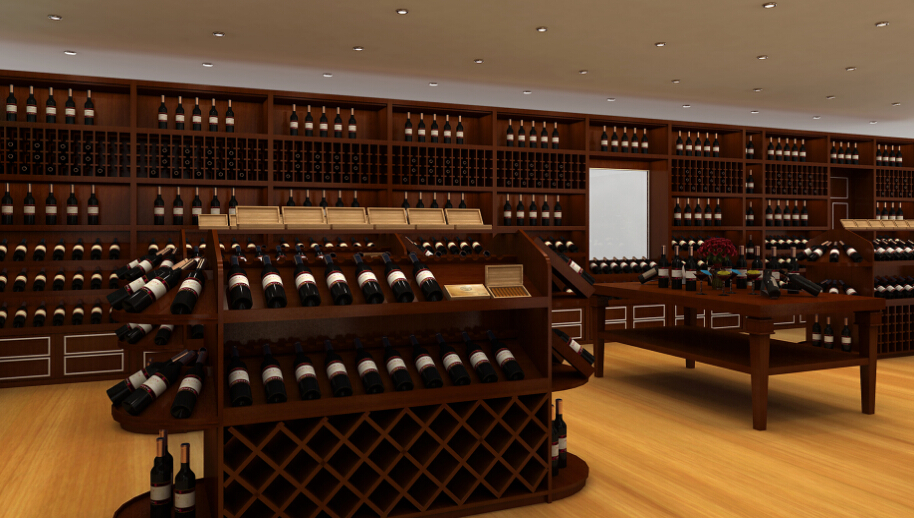 名煙名酒 展柜設計效果圖(圖2) 名煙名酒 展柜設計效果圖(圖2)