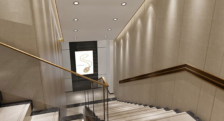 老鳳祥展柜設計裝修方案(圖3) 老鳳祥展柜設計裝修方案(圖3)