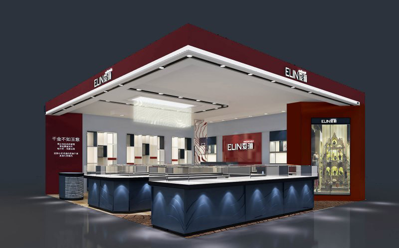 愛琳珠寶展柜設計裝修(圖2)