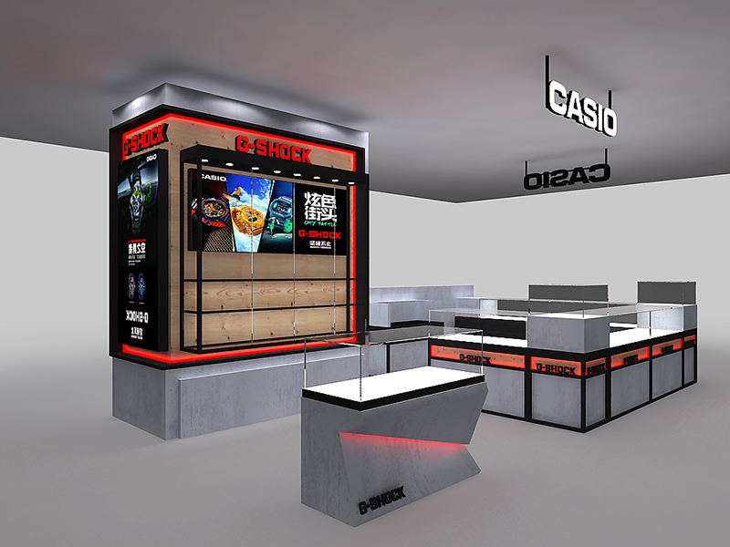 新世紀商都手表展柜設計方案(圖3) 新世紀商都手表展柜設計方案(圖3)