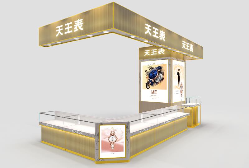 天王表展柜設(shè)計裝修方案(圖1) 天王表展柜設(shè)計裝修方案(圖1)