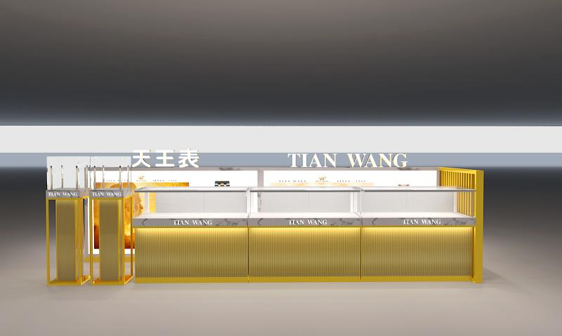 天王表展柜設(shè)計裝修方案(圖2) 天王表展柜設(shè)計裝修方案(圖2)