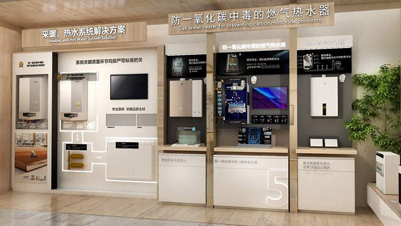 Ａ.Ｏ.史密斯廚衛展柜設計(圖3)